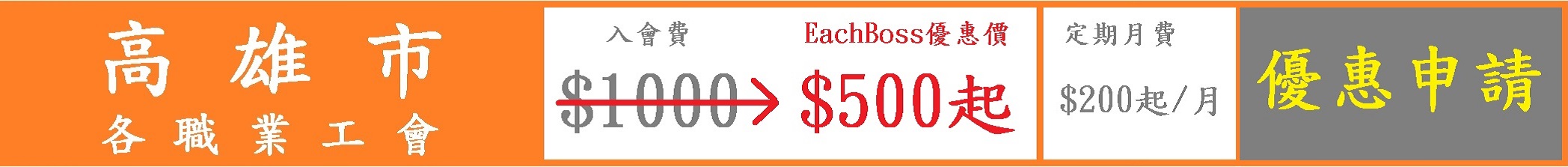 勞健保加保工會優惠申請表